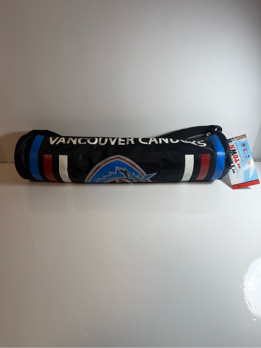 Vancouver Canucks Vintage Fan Gear, Mini Hockey Stick/ Cooler Bag